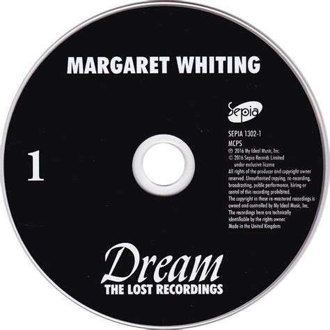 Car Tula Cd De Margaret Whiting Dream The Lost Recordings Portada