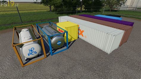 Containers Pack V 3 3 FS19 Mods Farming Simulator 19 Mods