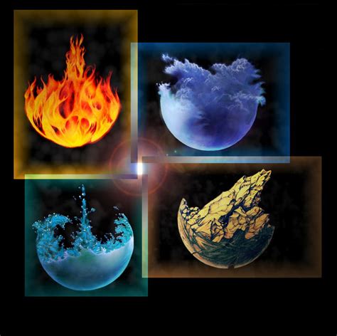 Four Elements By Pavelriha On Deviantart