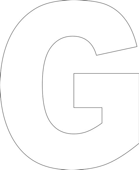 7 Best Images Of Letter G Printable Templates Printable Alphabet