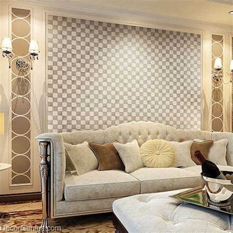 As the industry leader in handset mosaic art, each piece is uniquely crafted by our highly skilled artisans with the finest materials available. DecorGenius White Grey Leather Wall Tile Living Room Decor ...