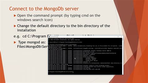 Mongodb compass gives you another way to access mongodb. Connect to MongoDB Server - YouTube