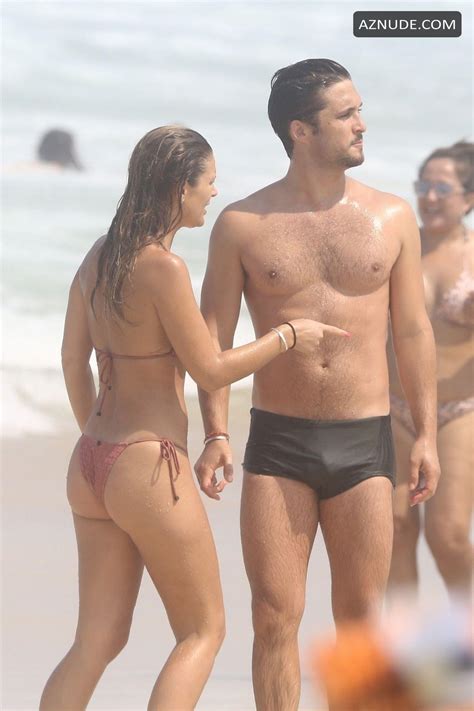 Mayte Rodriguez Cant Keep Their Hands Off Each Other At Copacabana Beach In Rio De Janeiro Aznude