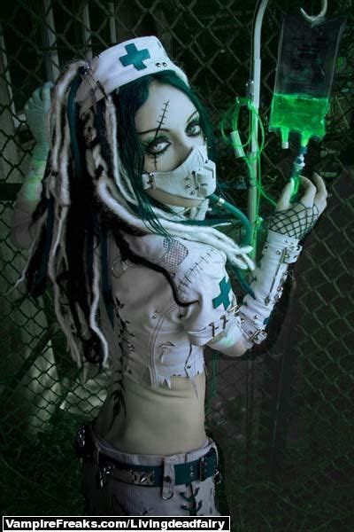 Cybergoth Nurse With A Respirator Goth Nurse Cybergoth Goth Girls