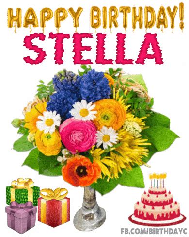 Happy Birthday STELLA Images Birthday Greeting Birthday Kim