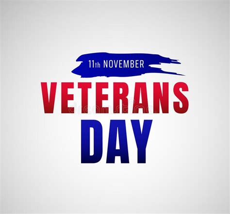 11th November Veterans Day Honoring All Who Served Patriotic American