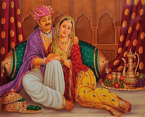 King And Queen Exotic India Art