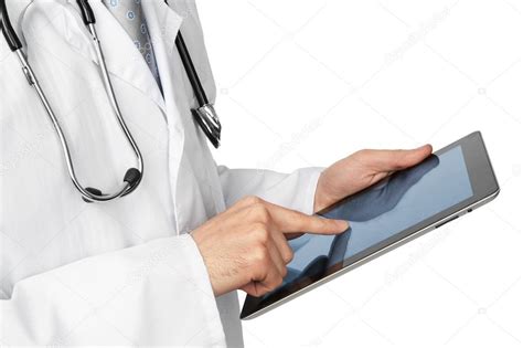 Doctor With Tablet Computer Stock Photo By ©spaxiax 9973868