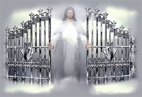 Jesus At The Gates Of Heaven Clip Art Library