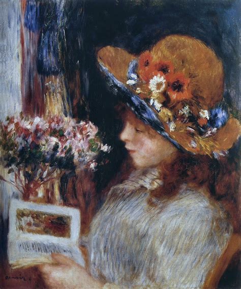 Pierre Auguste Renoir 1841 1919 ~ The Reading La Lecture