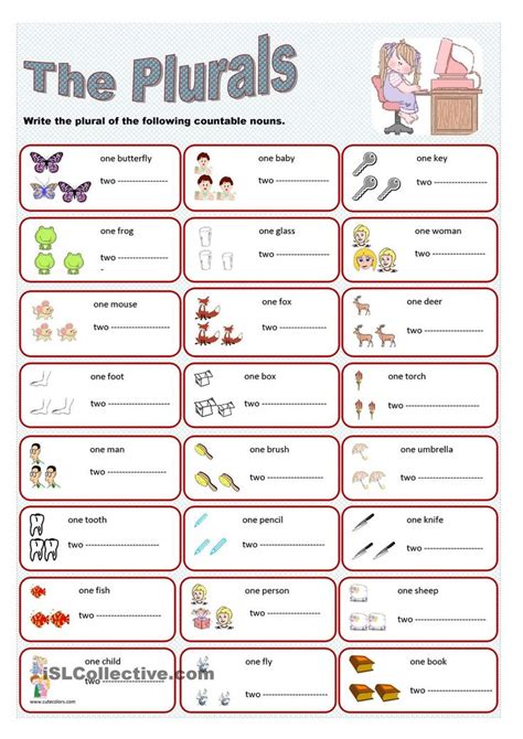 Plural S And Es Worksheet