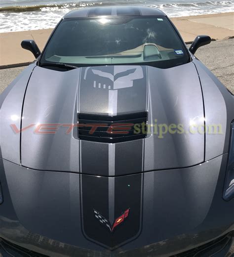 C7 Corvette Stingray Grand Sport Z06 Dual Racing Je Stinger Stripes