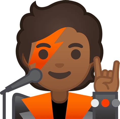 Singer Emoji Clipart Cantante Emoji Original Size Png Image Pngjoy