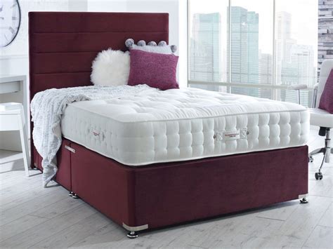 Distinctly handcrafted, hammered metal iron bed with custom finish. Slumber Dream Rochester 3000 Pocket Sprung Natural ...