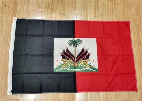 Haiti Blackred 1964 Flag 3x5ft Etsy