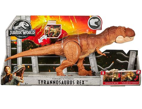 Jurassic World Fallen Kingdom Thrash N Throw Tyrannosaurus Rex Action