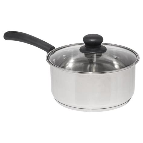 20cm Stainless Steel Saucepan With Lid Kmart