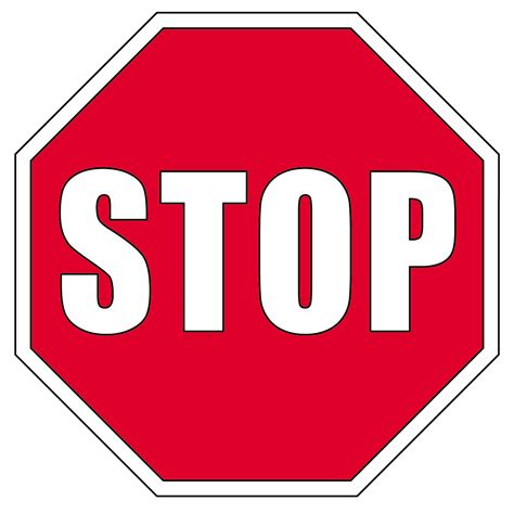 Stop Sign Icon Clipart Best