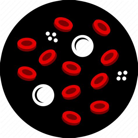 Blood Cancer Cell Leukemia Red Icon