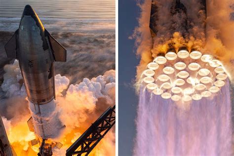 Spacex Shares Stunning Images Of Starship Liftoff And Separation