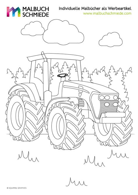 Traktor Ausmalbilder Landwirtschaft Malvorlage Pflanzen Setzen