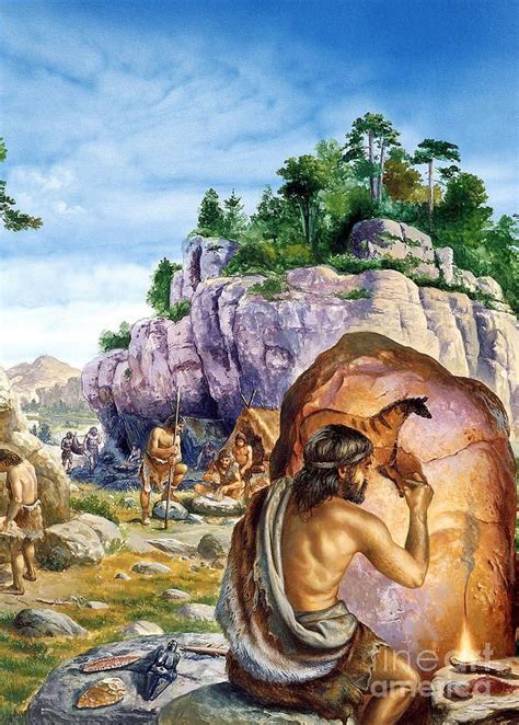 Cro Magnon Man By Publiphoto Prehistoric World Ancient Humans Cro