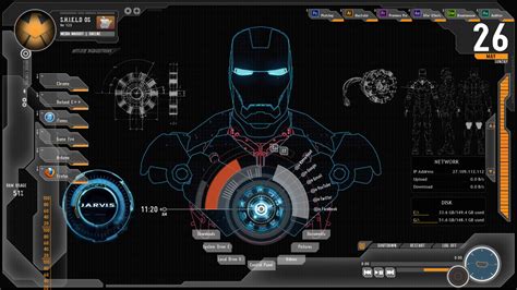 Turn Your Desktop To Jarvis Iron Man By Using Rainmeter ~ Everyday Geeks