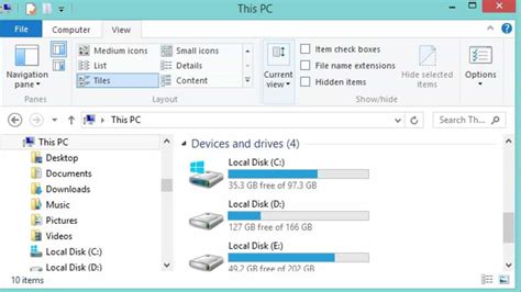 Here's how to display all of them instead. Get Help with File Explorer in Windows 10 » TRONZI