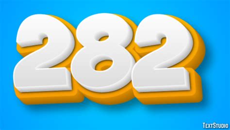 282 Text Effect And Logo Design Number