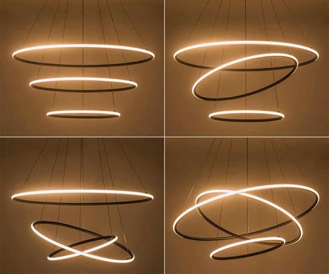 Modern Circular Pendant Light Chandelier Noveltystreet