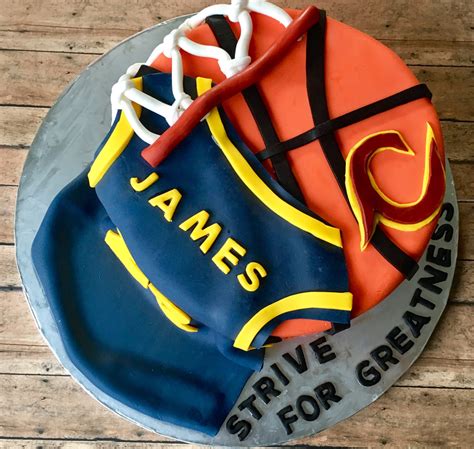 Lebron James Basketball Cake By Honey Via Bakery Cake Cake Decorating Bakery