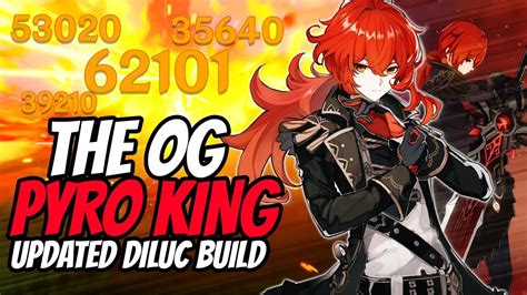 Updated Diluc Guide Advanced Diluc Best Build Artifacts Weapons