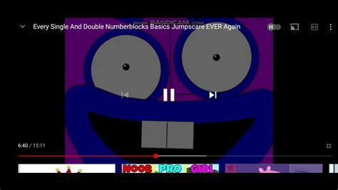 Every Time Numberblocks Jumpscares Basics All Every Sigle Time Youtube