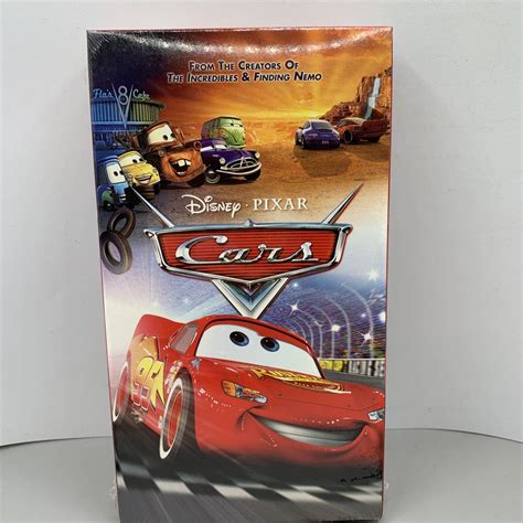 Cars Disney Pixar Vhs Disney Movie Club New Sealed Watermarks