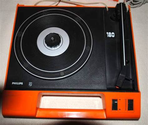 Une erreur est survenue produit ajouté au panier. Tourne disque Philips AF 180 orange - RétroVintage-Touch'