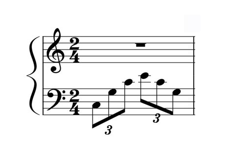 Major Triad Pattern 1 5 8 10 Left Hand Piano Ology
