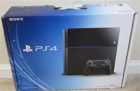 Sony Ps4 Playstation 4 Replacement Empty Console Box Only No System