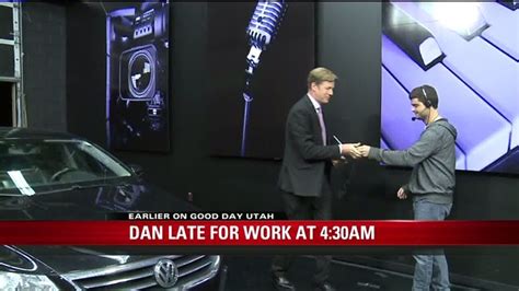 I like news, mx, skiing, watersports, mountainbiking, surfing, my wife and most of my kids. Blooper: Oops! Anchor Dan Evans shows up late for morning newscast