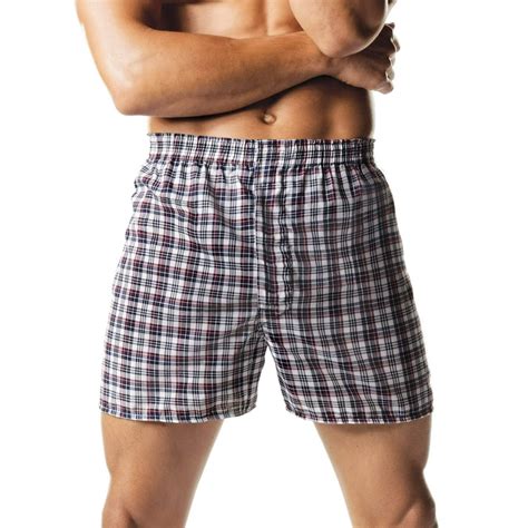 Hanes Hanes Mens Big And Tall Tartan Woven Boxers 4 Pack Size 2xl