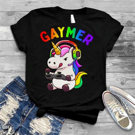 Gaymer Gay Pride Flag Lgbt Gamer Lgbtq Gaming Shirts Stunningtshirt