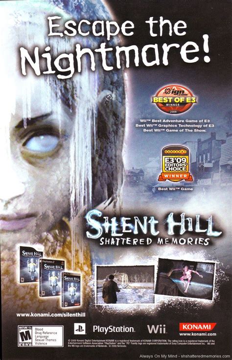 Silent Hill Shattered Memories Silent Hill Graphics Game Konami
