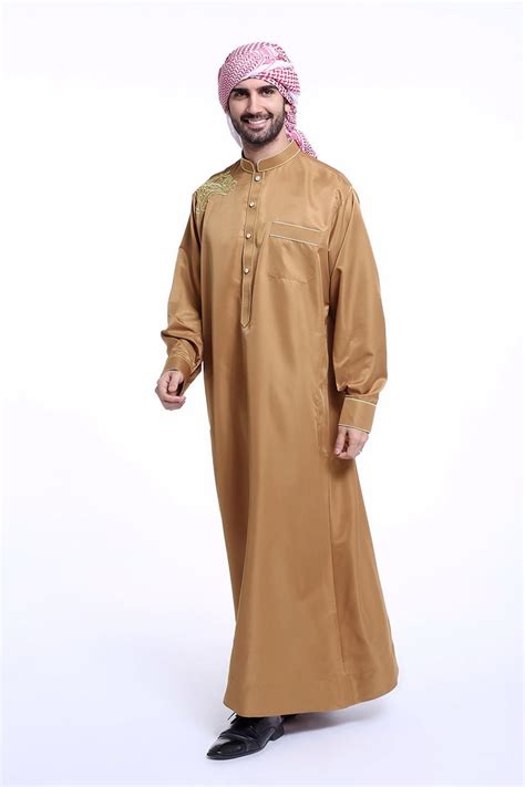 Mens Kaftan Saudi Arab Islamic Clothing Short Sleeve Thobe Robe Tunic
