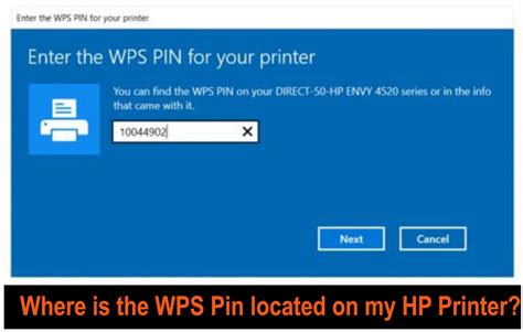 Solved 2023 Where Is The Wps Pin Located On My Hp Printer