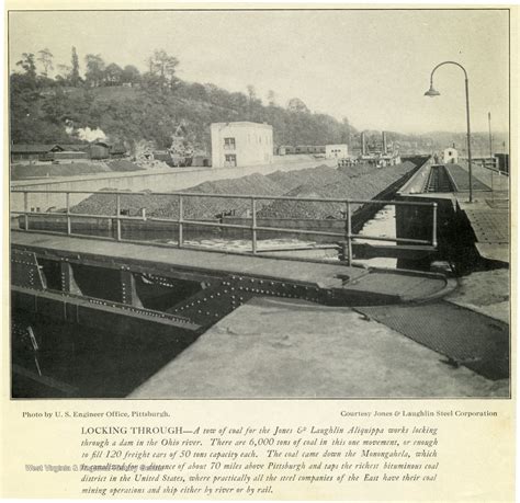 Tow Of Coal For The Jones And Laughlin Aliquippa Works Locking Through