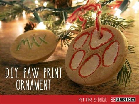 Paw Print Ornament Paw Print Ornament Pet Paw Print Ornament