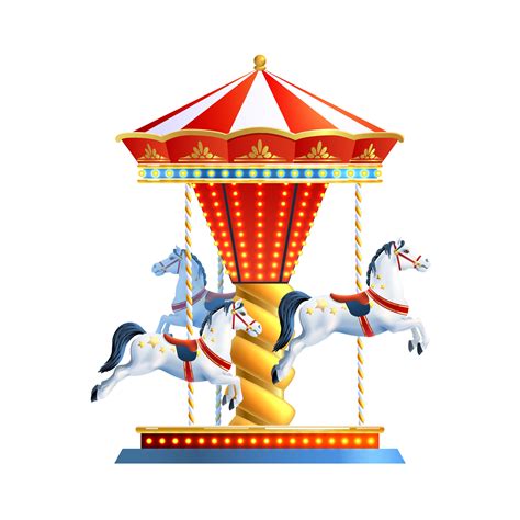 Realistic Carousel Isolated 468576 Vector Art At Vecteezy