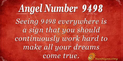 Angel Number 9498 Meaning Live An Orderly Life Sunsignsorg