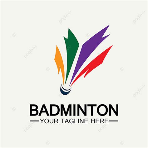 Badminton Illustration Vector Hd Images Badminton Logo Vector Icon