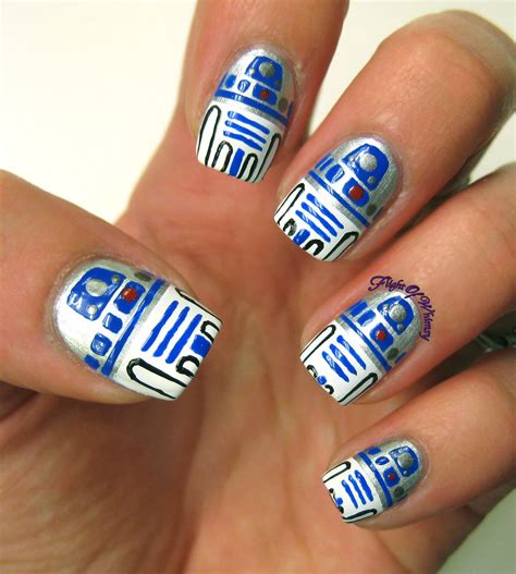 R2d2 Nails Star Wars Nails Nails Nail Art Disney