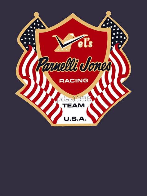 Retro Vels Parnelli Jones Racing Team Usa T Shirt By Pdas1996